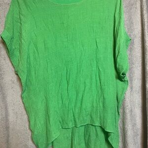 Umgee Vibrant Green Tunic Top
